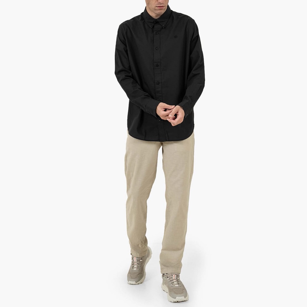 TIMBERLAND</br>Timberland LS Solid Poplin Shirt Regular A6GRH-001 Ανδρικό Πουκάμισο Μαύρο TIMBERLAND</br>Timberland LS Solid Poplin Shirt Regular A6GRH-001 Ανδρικό Πουκάμισο Μαύρο