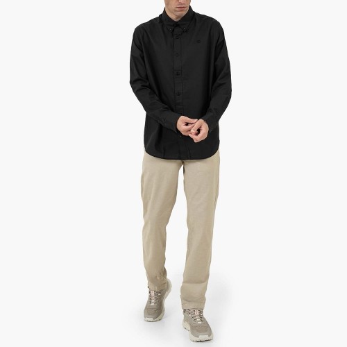 Timberland LS Solid Poplin Shirt Regular A6GRH-001 Ανδρικό Πουκάμισο Μαύρο Timberland LS Solid Poplin Shirt Regular A6GRH-001 Ανδρικό Πουκάμισο Μαύρο