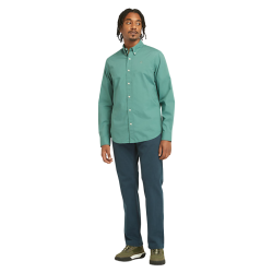 Ανδρικό Πουκάμισο Πράσινο LS Solid Poplin Shirt Regular A6GRH-CL6 Timberland