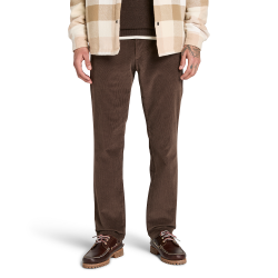 TIMBERLAND</br>Timberland Claremont Corduroy Pant Straight A6H1Y-243 Ανδρικό Παντελόνι Κοτλέ Καφέ