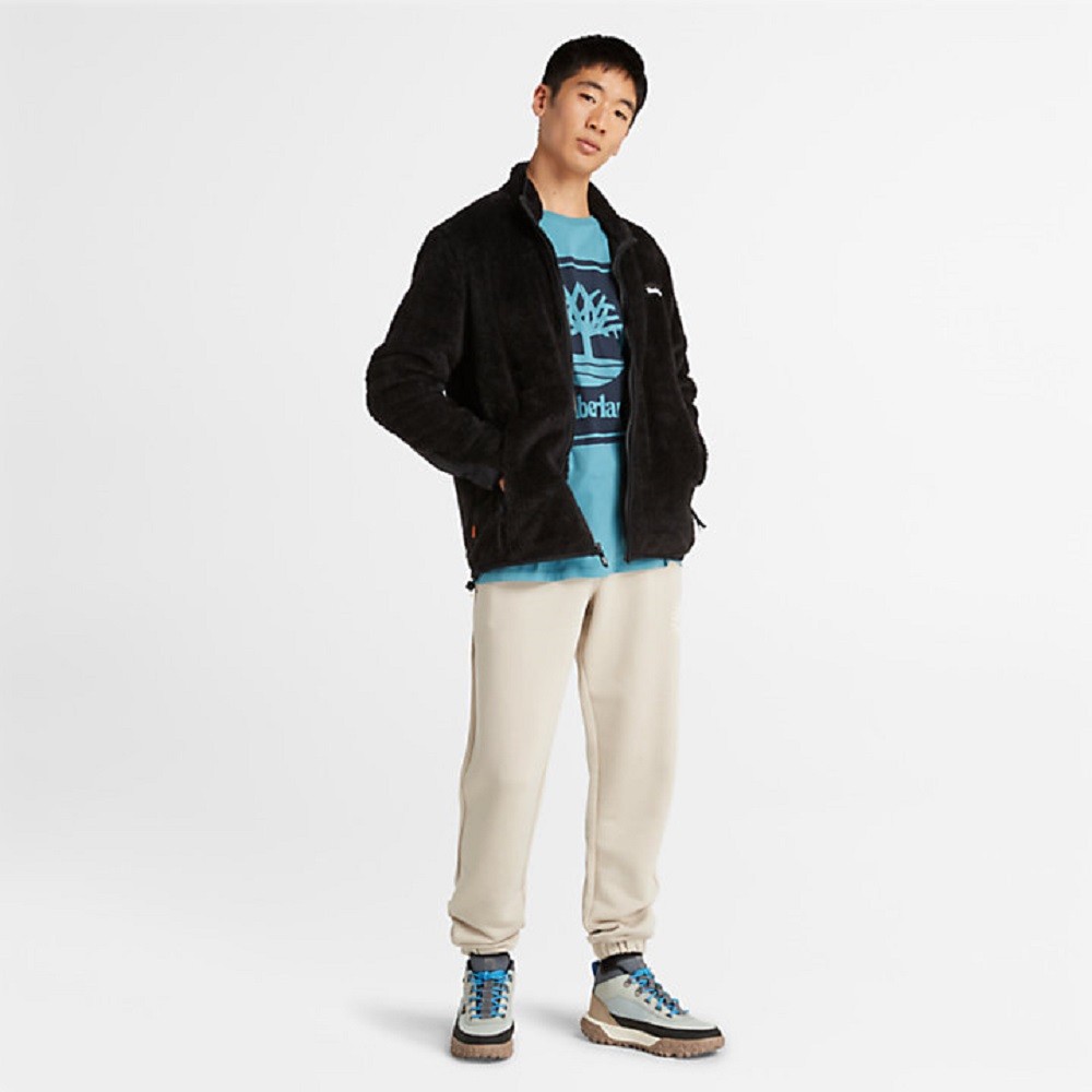 TIMBERLAND</br>Ανδρική Ζακέτα Μαύρο All Gender High-Pile Full-Zip Fleece Jacket A6JJ1-001 Timberland TIMBERLAND</br>Ανδρική Ζακέτα Μαύρο All Gender High-Pile Full-Zip Fleece Jacket A6JJ1-001 Timberland
