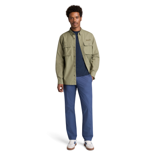 Timberland Claremont Poplin Chino Pant Straight A6JWN-EYO Ανδρικό Παντελόνι Ραφ