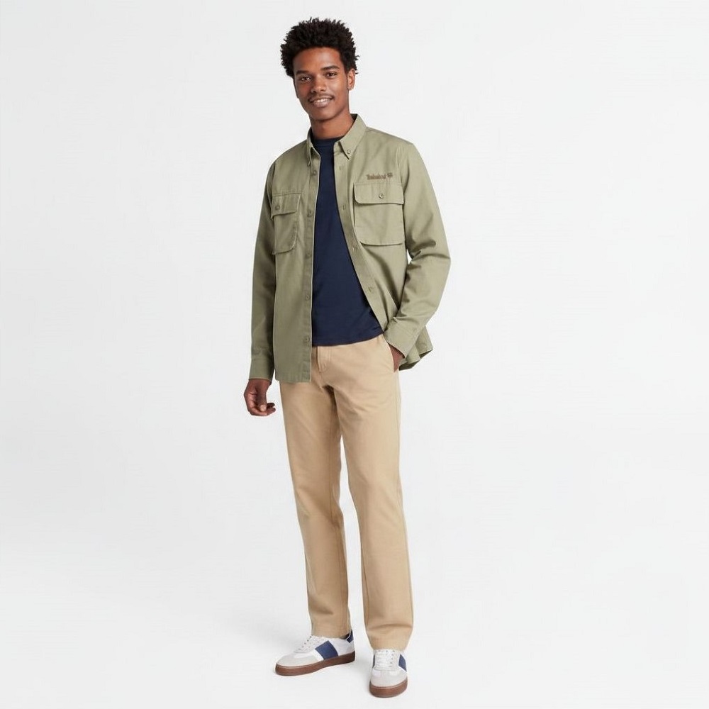 TIMBERLAND</br>Timberland Claremont Poplin Chino Pant Straight A6JWN-Y94 Ανδρικό Παντελόνι Μπεζ TIMBERLAND</br>Timberland Claremont Poplin Chino Pant Straight A6JWN-Y94 Ανδρικό Παντελόνι Μπεζ