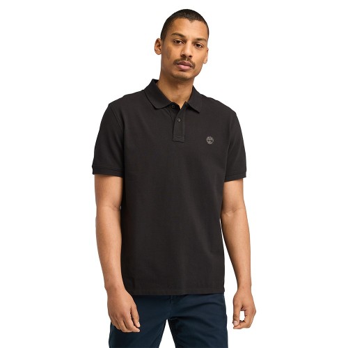 Ανδρικό Polo T-shirt Μαύρο SS Millers River Pique Polo Regular A6VDP-001 Timberland Ανδρικό Polo T-shirt Μαύρο SS Millers River Pique Polo Regular A6VDP-001 Timberland