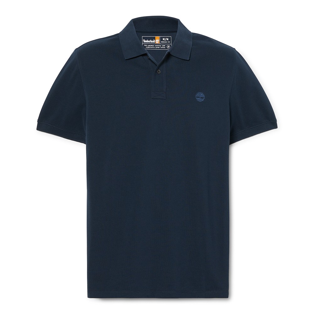 TIMBERLAND</br>Ανδρικό Polo T-shirt Μπλε SS Millers River Pique Polo Regular A6VDP-433 Timberland TIMBERLAND</br>Ανδρικό Polo T-shirt Μπλε SS Millers River Pique Polo Regular A6VDP-433 Timberland