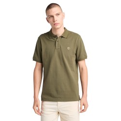 Ανδρικό Polo T-shirt Χακί SS Millers River Pique Polo Regular A6VDP-A58 Timberland