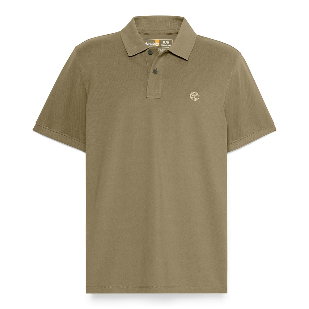 TIMBERLAND</br>Ανδρικό Polo T-shirt Χακί SS Millers River Pique Polo Regular A6VDP-A58 Timberland TIMBERLAND</br>Ανδρικό Polo T-shirt Χακί SS Millers River Pique Polo Regular A6VDP-A58 Timberland