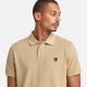 TIMBERLAND</br>Ανδρικό Polo T-shirt Μπεζ SS Millers River Pique Polo Regular A6VDP-DH4 Timberland TIMBERLAND</br>Ανδρικό Polo T-shirt Μπεζ SS Millers River Pique Polo Regular A6VDP-DH4 Timberland