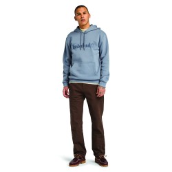 Ανδρικό Φούτερ Γκρι Hampton Embroidery Tonal Hoodie A6VFJ-073 Timberland