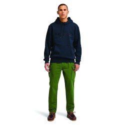 Ανδρικό Φούτερ Μπλε Hampton Embroidery Tonal Hoodie A6VFJ-433 Timberland