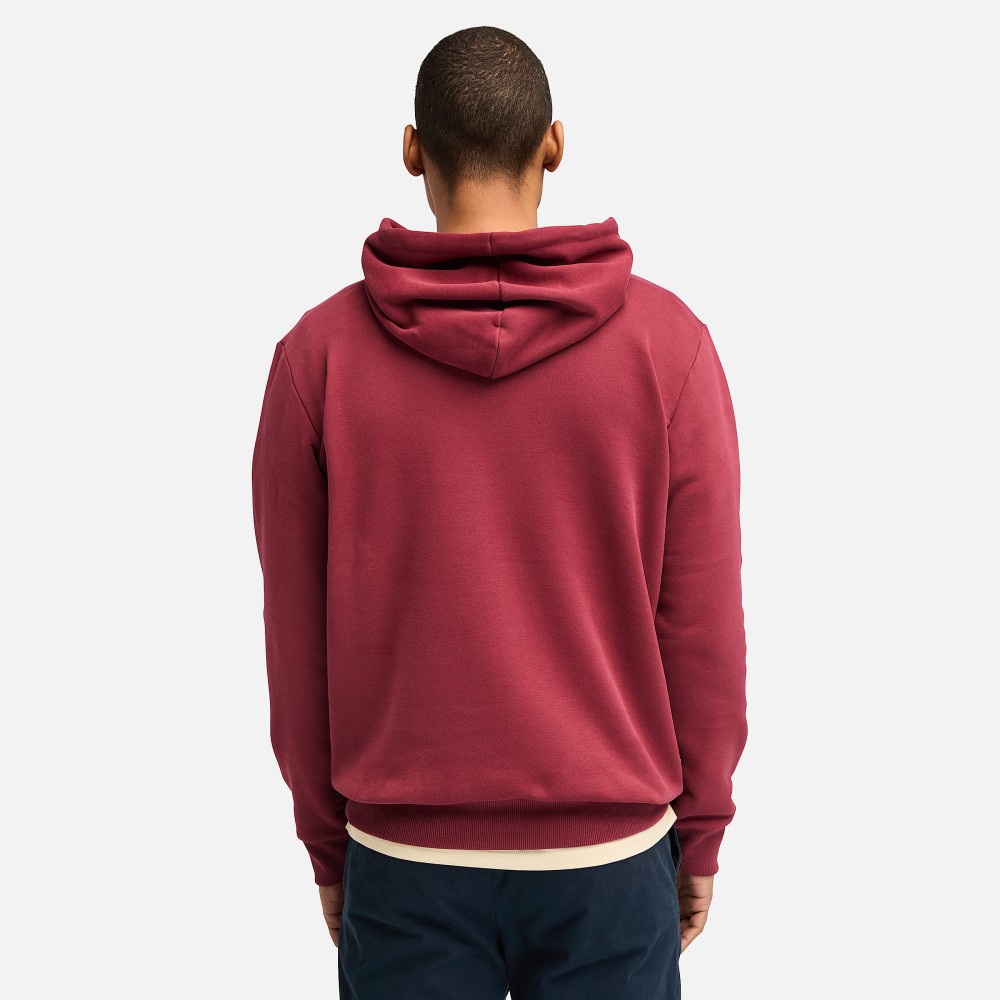 TIMBERLAND</br>Ανδρικό Φούτερ Μπορντώ Hampton Embroidery Tonal Hoodie A6VFJ-600 ΦΟΥΤΕΡ Timberland TIMBERLAND</br>Ανδρικό Φούτερ Μπορντώ Hampton Embroidery Tonal Hoodie A6VFJ-600 ΦΟΥΤΕΡ Timberland