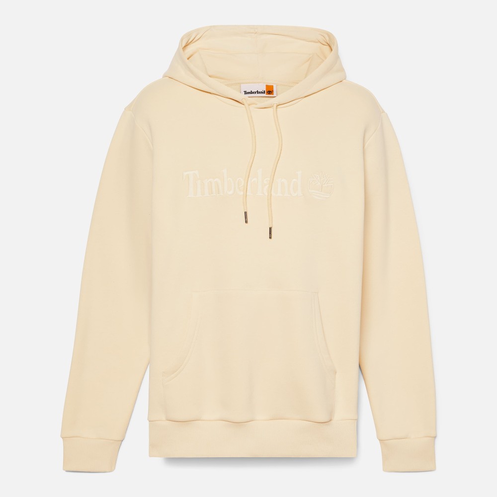 TIMBERLAND</br>Ανδρικό Φούτερ Μπεζ Hampton Embroidery Tonal Hoodie A6VFJ-EFL Timberland TIMBERLAND</br>Ανδρικό Φούτερ Μπεζ Hampton Embroidery Tonal Hoodie A6VFJ-EFL Timberland
