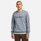 TIMBERLAND</br>Ανδρικό Φούτερ Γκρι Hampton Embroidery Tonal Crew Neck Sweatshirt A6VG6-073 Timberland TIMBERLAND</br>Ανδρικό Φούτερ Γκρι Hampton Embroidery Tonal Crew Neck Sweatshirt A6VG6-073 Timberland