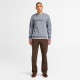 TIMBERLAND</br>Ανδρικό Φούτερ Γκρι Hampton Embroidery Tonal Crew Neck Sweatshirt A6VG6-073 Timberland TIMBERLAND</br>Ανδρικό Φούτερ Γκρι Hampton Embroidery Tonal Crew Neck Sweatshirt A6VG6-073 Timberland