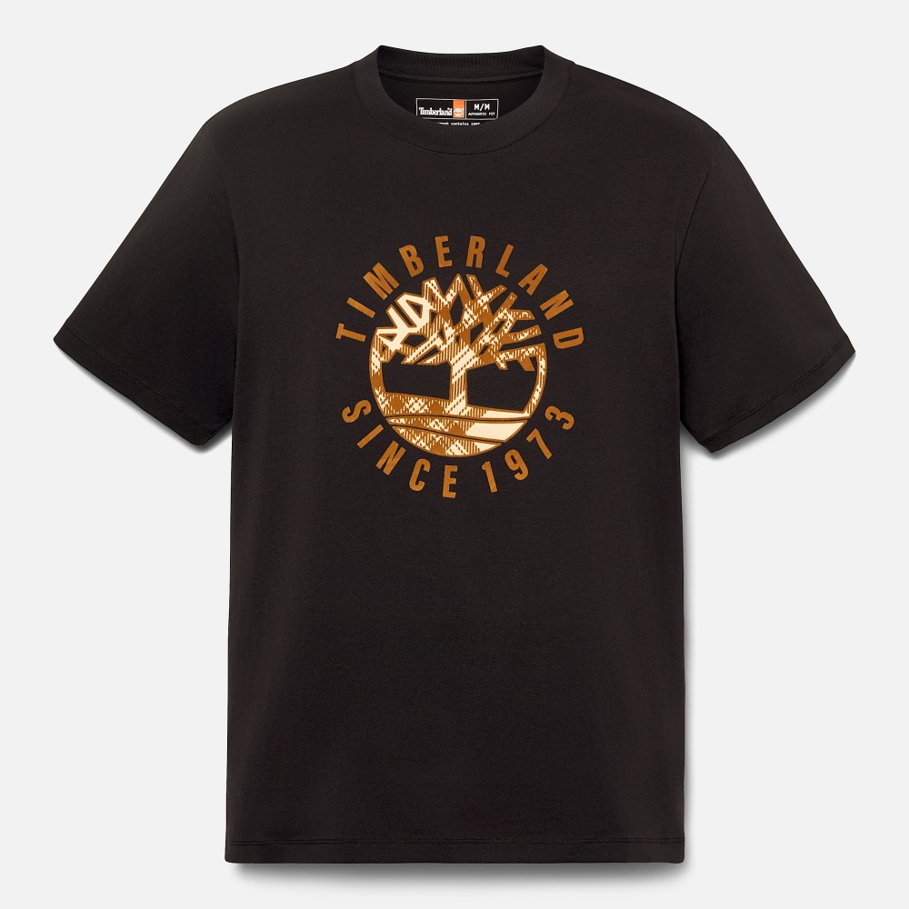 TIMBERLAND</br>Ανδρικό T-shirt Μαύρο SS Holiday Graphic Authentic Tee A6VNT-001 Timberland TIMBERLAND</br>Ανδρικό T-shirt Μαύρο SS Holiday Graphic Authentic Tee A6VNT-001 Timberland