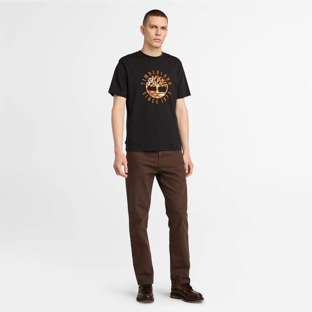 TIMBERLAND</br>Ανδρικό T-shirt Μαύρο SS Holiday Graphic Authentic Tee A6VNT-001 Timberland TIMBERLAND</br>Ανδρικό T-shirt Μαύρο SS Holiday Graphic Authentic Tee A6VNT-001 Timberland