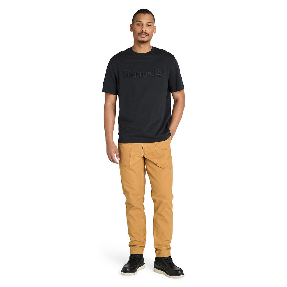 TIMBERLAND</br>Timberland SS Hampton Authentic Tee A6VPE-001 Ανδρικό T-shirt Μαύρο TIMBERLAND</br>Timberland SS Hampton Authentic Tee A6VPE-001 Ανδρικό T-shirt Μαύρο