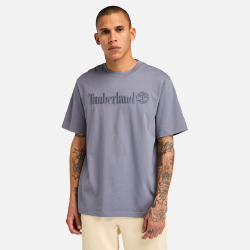 Ανδρικό T-shirt Γκρι SS Hampton Crew Authentic Tee A6VPE-073 Timberland