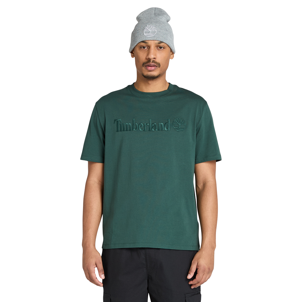 TIMBERLAND</br>Timberland SS Hampton Authentic Tee A6VPE-317 Ανδρικό T-shirt Πράσινο TIMBERLAND</br>Timberland SS Hampton Authentic Tee A6VPE-317 Ανδρικό T-shirt Πράσινο
