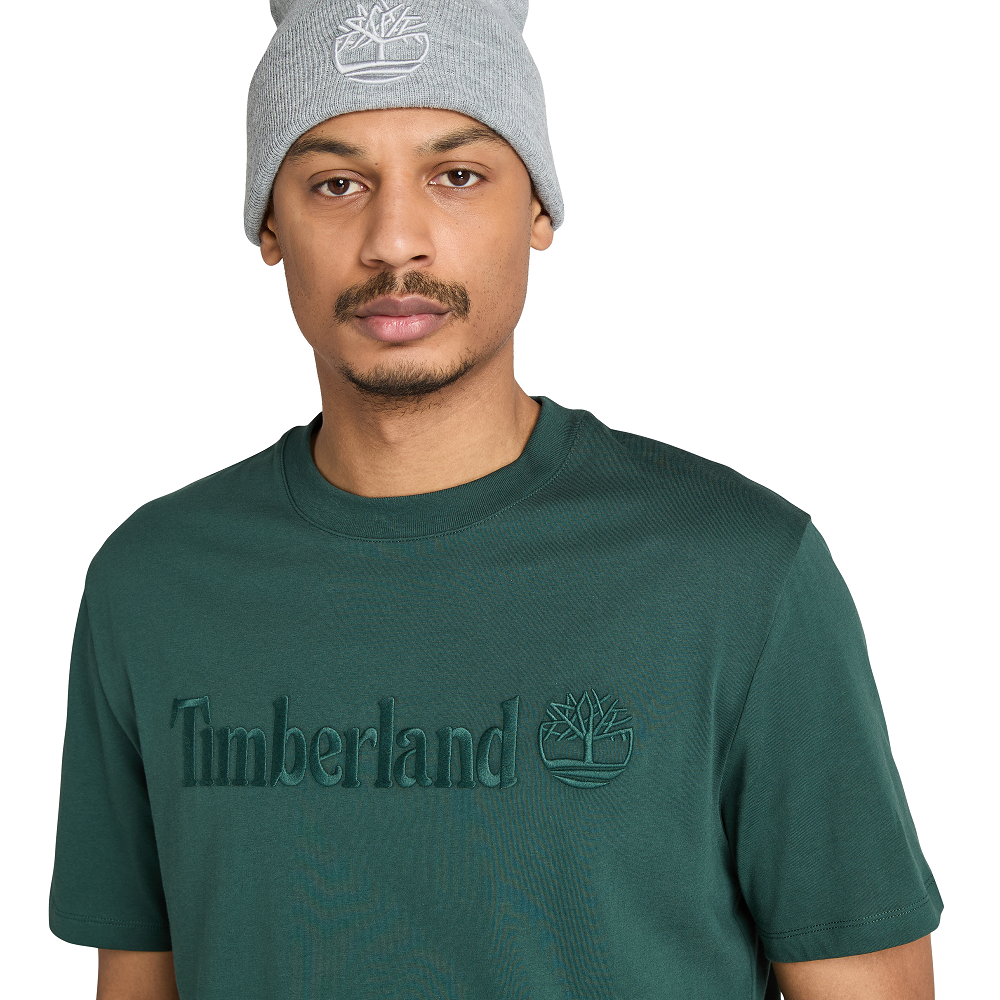 TIMBERLAND</br>Timberland SS Hampton Authentic Tee A6VPE-317 Ανδρικό T-shirt Πράσινο TIMBERLAND</br>Timberland SS Hampton Authentic Tee A6VPE-317 Ανδρικό T-shirt Πράσινο