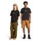 TIMBERLAND</br>Timberland SS Small Logo Print All Gender Authentic Tee A6WWT-001 Ανδρικό T-shirt Μαύρο