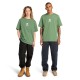 TIMBERLAND</br>Timberland SS Small Logo Print All Gender Authentic Tee A6WWT-A6Z Ανδρικό T-shirt Πράσινο