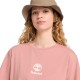 TIMBERLAND</br>Timberland SS Small Logo Print All Gender Authentic Tee A6WWT-R85 Ανδρικό T-shirt Ροζ