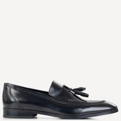 Ανδρικά Μοκασίνια/Loafers Μαύρο Δέρμα A7517 SPAZZOLAT Boss