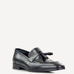 Ανδρικά Μοκασίνια/Loafers Μαύρο Δέρμα A7517 SPAZZOLAT Boss