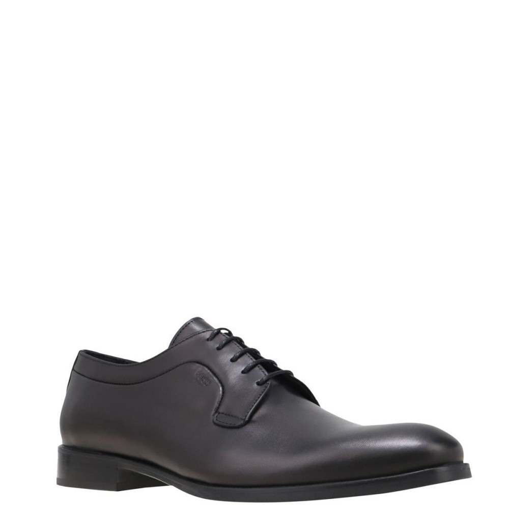 BOSS</br>Ανδρικά Δετά Παπούτσια Μαύρο Δέρμα A7521 DIAMOND Boss BOSS</br>Ανδρικά Δετά Παπούτσια Μαύρο Δέρμα A7521 DIAMOND Boss