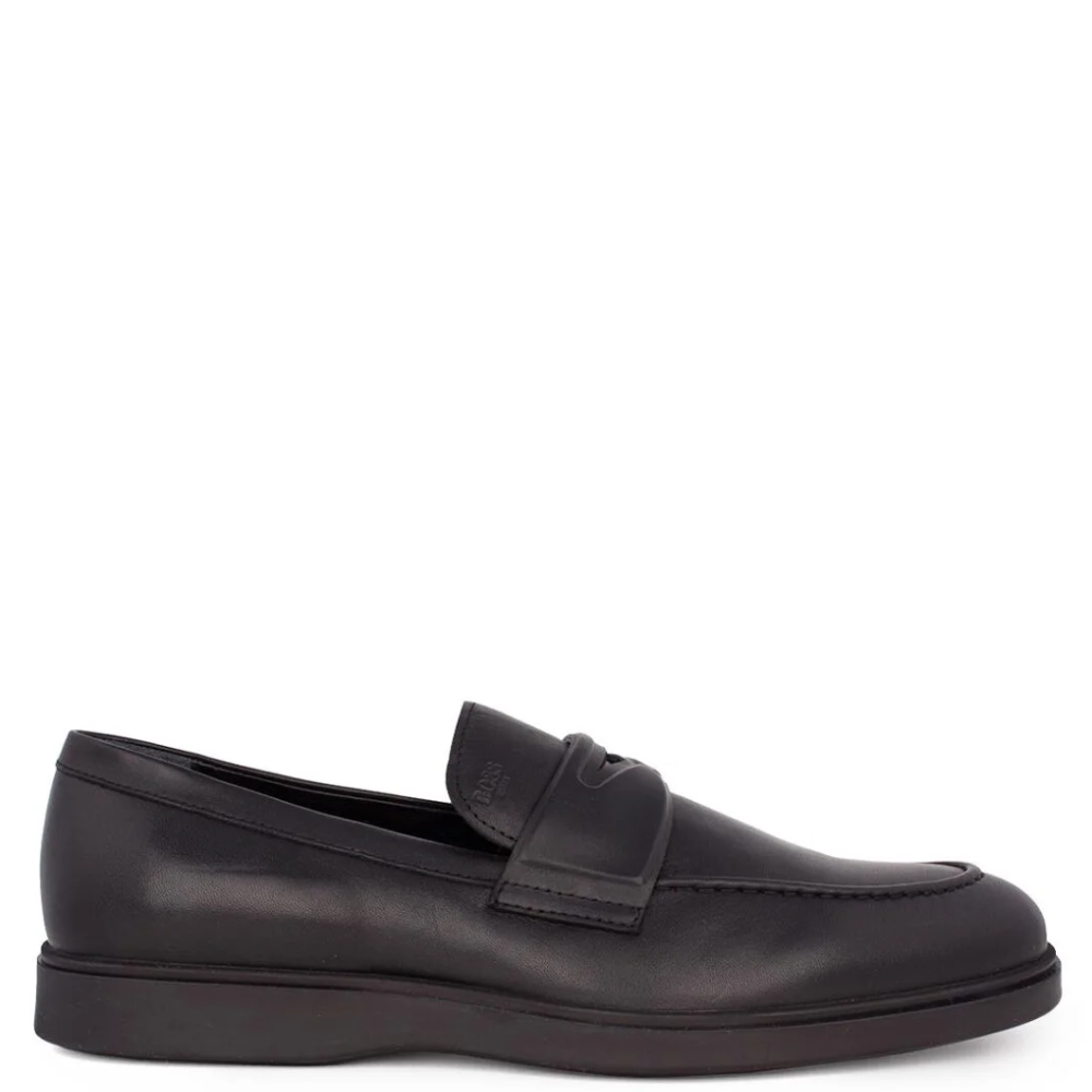 BOSS</br>Ανδρικά Μοκασίνια/Loafers Μαύρο Δέρμα A7537 MARINO Boss BOSS</br>Ανδρικά Μοκασίνια/Loafers Μαύρο Δέρμα A7537 MARINO Boss