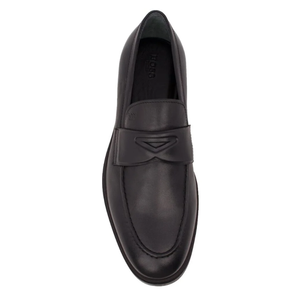BOSS</br>Ανδρικά Μοκασίνια/Loafers Μαύρο Δέρμα A7537 MARINO Boss BOSS</br>Ανδρικά Μοκασίνια/Loafers Μαύρο Δέρμα A7537 MARINO Boss