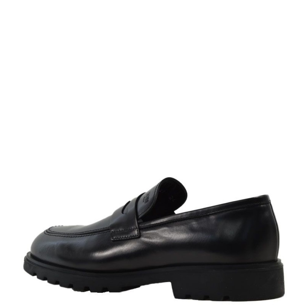 BOSS</br>Ανδρικά Μοκασίνια/Loafers Μαύρο Δέρμα A7575 DAKKAR Boss BOSS</br>Ανδρικά Μοκασίνια/Loafers Μαύρο Δέρμα A7575 DAKKAR Boss