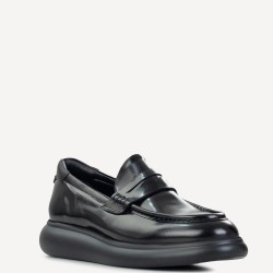 Ανδρικά Μοκασίνια/Loafers Μαύρο Δέρμα A7606 FLORENTIC Boss