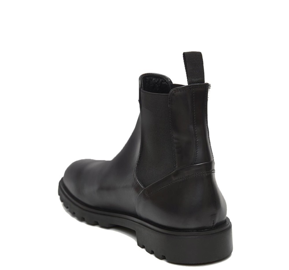 BOSS</br>Boss A7631 BERGAMO Ανδρικά Μποτάκια Μαύρο Δέρμα Chelsea BOSS</br>Boss A7631 BERGAMO Ανδρικά Μποτάκια Μαύρο Δέρμα Chelsea