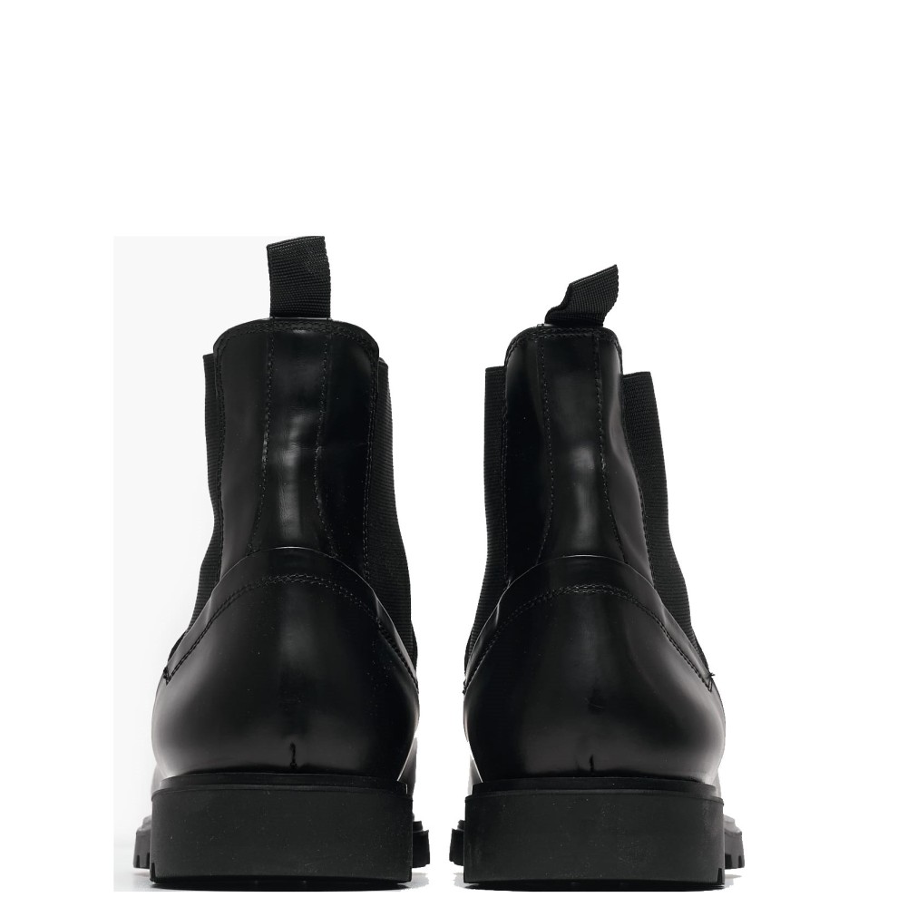 BOSS</br>Boss A7631 BERGAMO Ανδρικά Μποτάκια Μαύρο Δέρμα Chelsea BOSS</br>Boss A7631 BERGAMO Ανδρικά Μποτάκια Μαύρο Δέρμα Chelsea