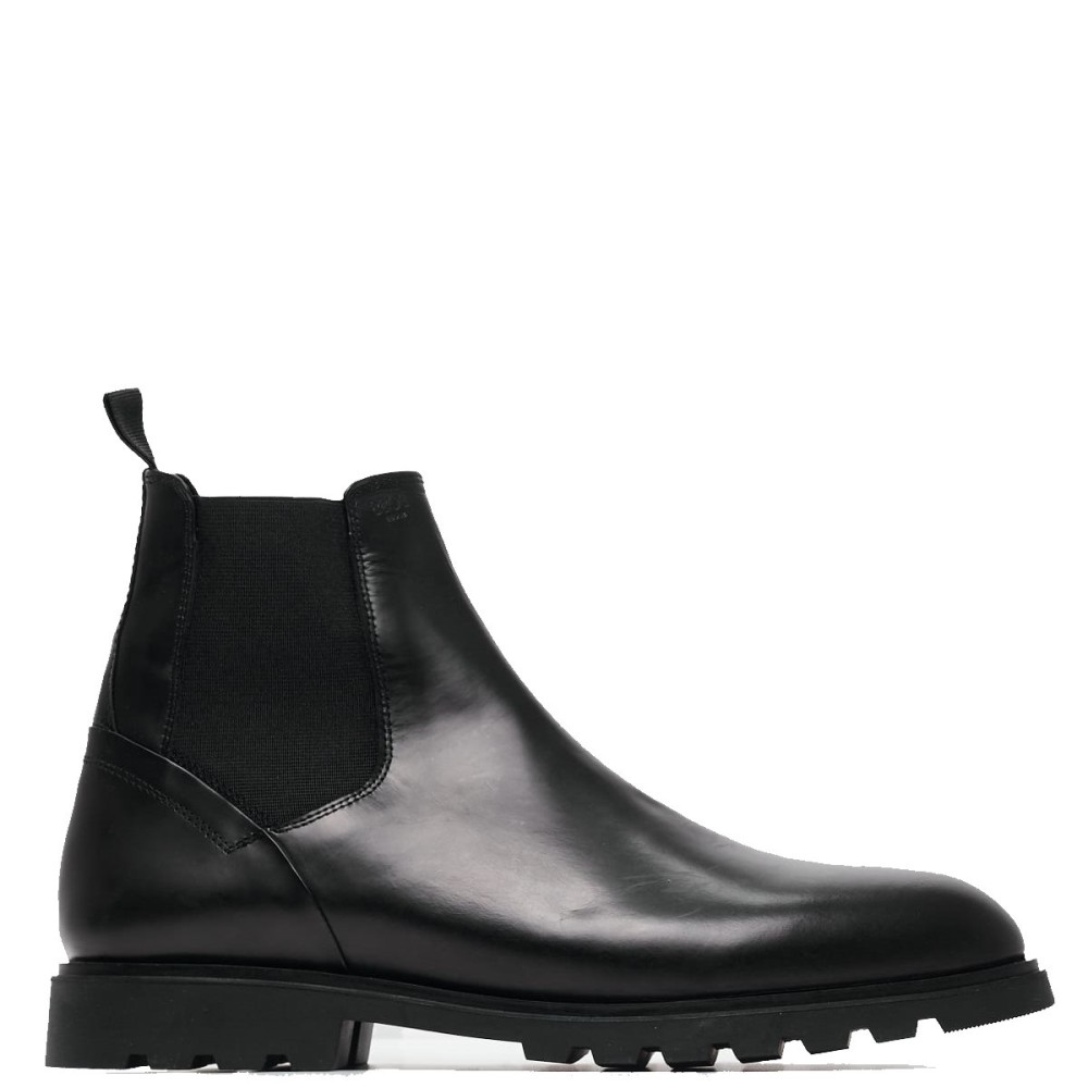 BOSS</br>Boss A7631 BERGAMO Ανδρικά Μποτάκια Μαύρο Δέρμα Chelsea BOSS</br>Boss A7631 BERGAMO Ανδρικά Μποτάκια Μαύρο Δέρμα Chelsea