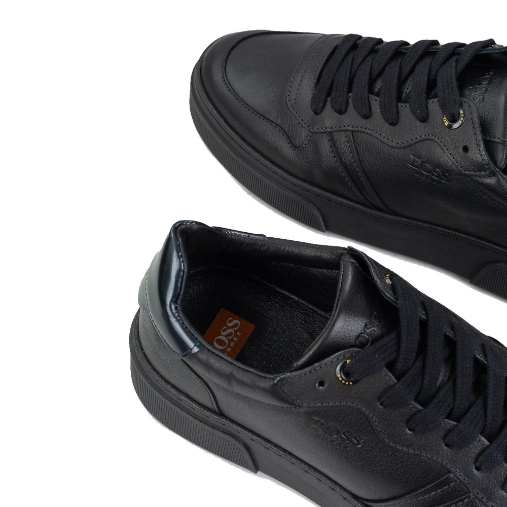 BOSS</br>Ανδρικά Sneakers Μαύρο Δέρμα AA220 CONTADOR Boss BOSS</br>Ανδρικά Sneakers Μαύρο Δέρμα AA220 CONTADOR Boss