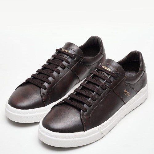 Ανδρικά Sneakers Καφέ Δέρμα AC121 CONTADOR Boss Ανδρικά Sneakers Καφέ Δέρμα AC121 CONTADOR Boss
