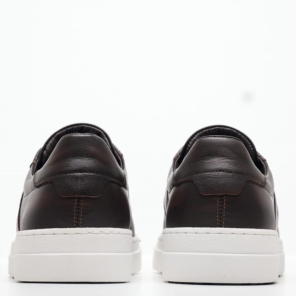 BOSS</br>Ανδρικά Sneakers Καφέ Δέρμα AC121 CONTADOR Boss BOSS</br>Ανδρικά Sneakers Καφέ Δέρμα AC121 CONTADOR Boss