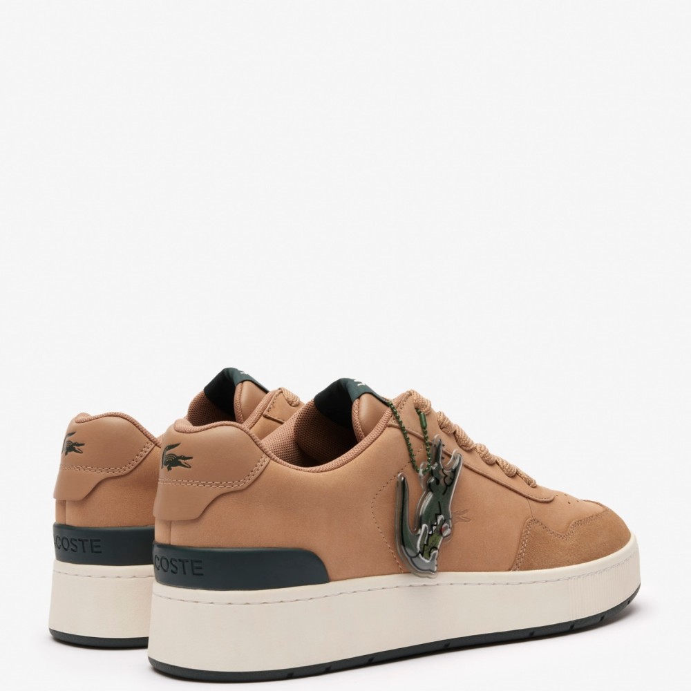 LACOSTE</br>Ανδρικά Sneakers Μπεζ Δέρμα ACE CLIP 746SMA01082C3 Lacoste LACOSTE</br>Ανδρικά Sneakers Μπεζ Δέρμα ACE CLIP 746SMA01082C3 Lacoste