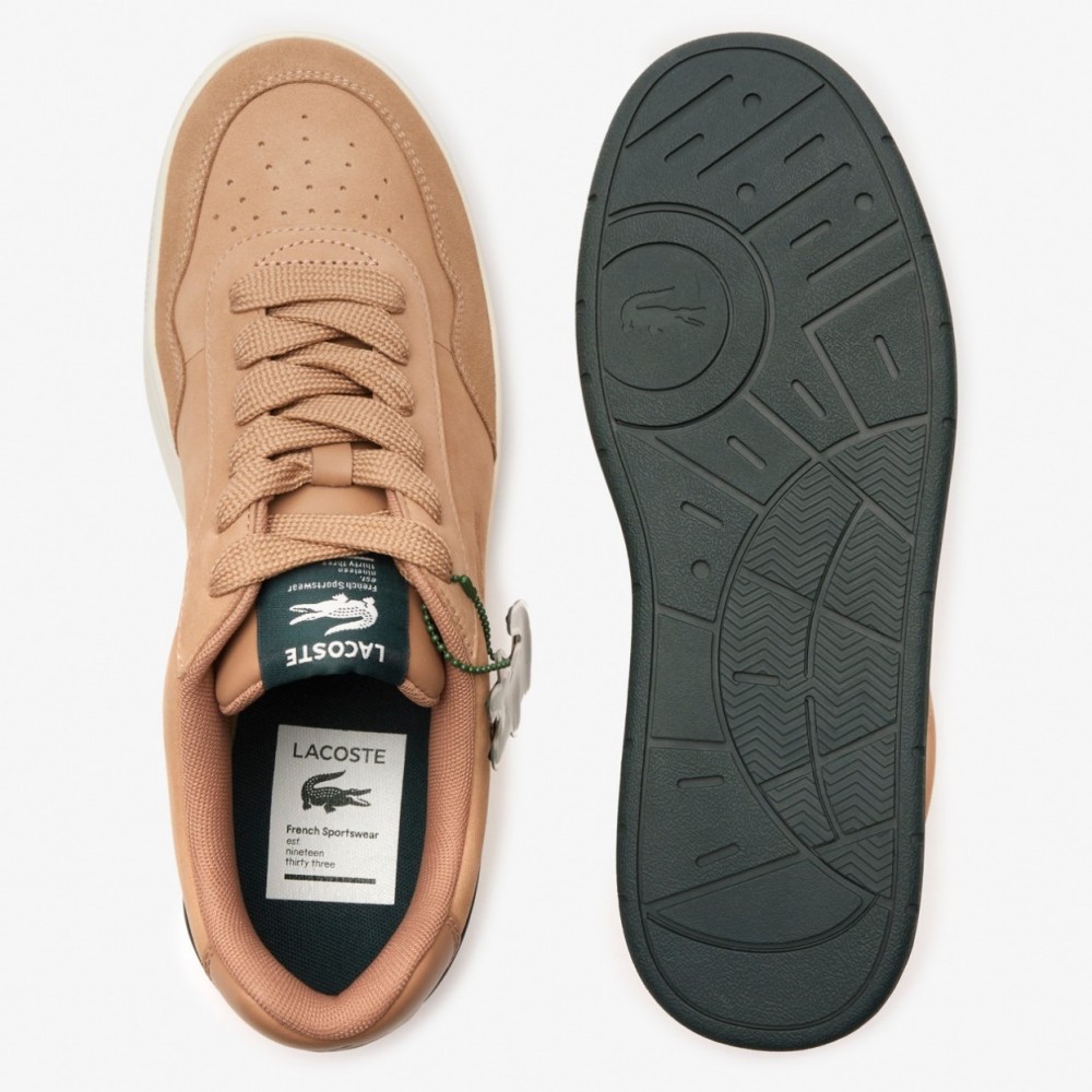 LACOSTE</br>Ανδρικά Sneakers Μπεζ Δέρμα ACE CLIP 746SMA01082C3 Lacoste LACOSTE</br>Ανδρικά Sneakers Μπεζ Δέρμα ACE CLIP 746SMA01082C3 Lacoste