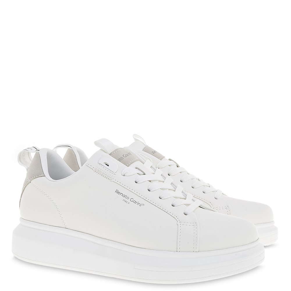 RENATO GARINI</br>Ανδρικά Sneakers Λευκό/Πάγος Nubuck ACE-KN0456 Renato Garini RENATO GARINI</br>Ανδρικά Sneakers Λευκό/Πάγος Nubuck ACE-KN0456 Renato Garini
