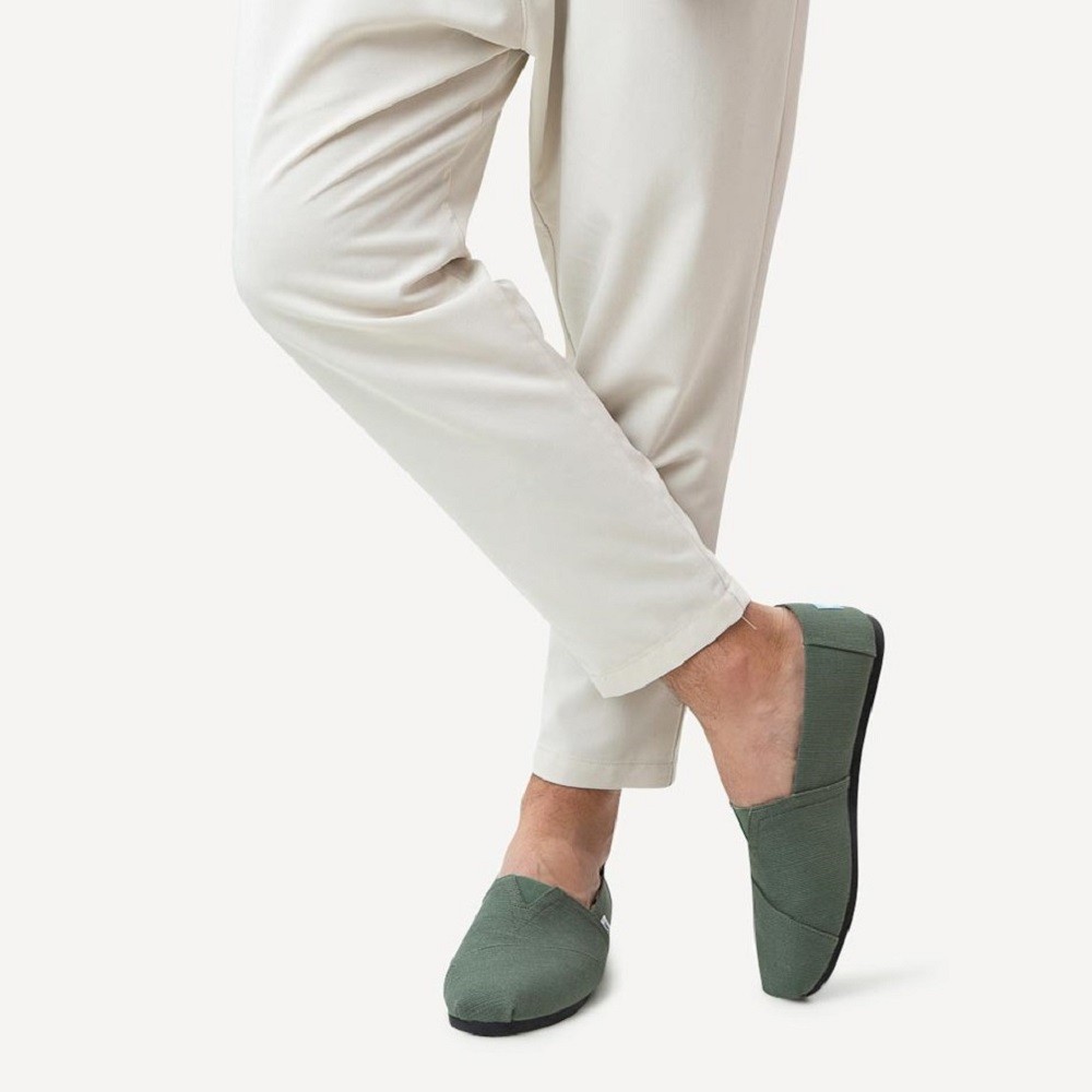 TOMS</br>Ανδρικές Εσπαντρίγιες Χακί Heritage Canvas ALPARGATA 10017671 Toms