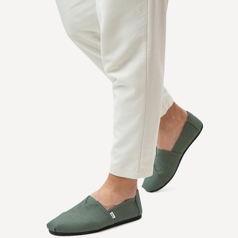 TOMS</br>Ανδρικές Εσπαντρίγιες Χακί Heritage Canvas ALPARGATA 10017671 Toms