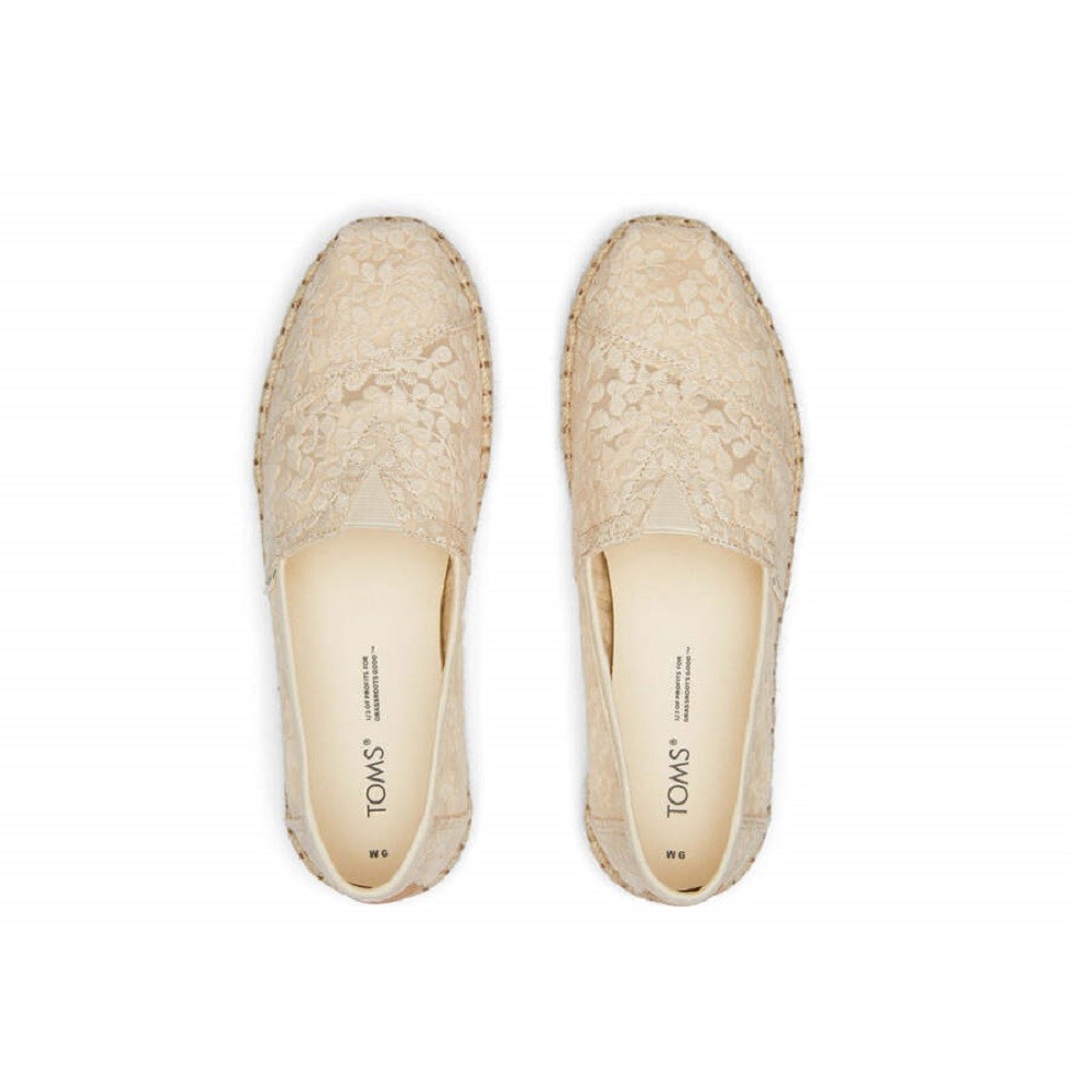 TOMS</br>Γυναικείες Εσπαντρίγιες Εκρού ALPARGATA ROPE 10017827 Toms