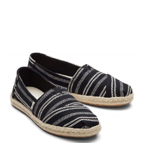 Γυναικείες Εσπαντρίγιες Μαύρο ALPARGATA ROPE 10017852 Toms