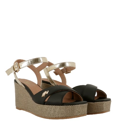 U.S. Polo Assn. ALYSSA027-BLK-LGO01 Γυναικείες Πλατφόρμες Μαύρο/Χρυσό U.S. Polo Assn. ALYSSA027-BLK-LGO01 Γυναικείες Πλατφόρμες Μαύρο/Χρυσό
