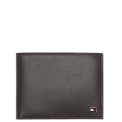 Ανδρικό Πορτοφόλι Καφέ Δέρμα AM0AM00651-041 Tommy Hilfiger