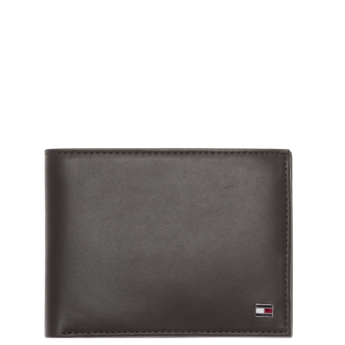 Ανδρικό Πορτοφόλι Καφέ Δέρμα AM0AM00651-041 Tommy Hilfiger Ανδρικό Πορτοφόλι Καφέ Δέρμα AM0AM00651-041 Tommy Hilfiger